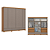 Roupeiro 06 Portas Imperial 100% MDF - D344-220 - Cinamomo / Avelã - Moveis Henn - Imagem 3