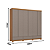 Roupeiro 06 Portas Imperial 100% MDF - D344-220 - Cinamomo / Avelã - Moveis Henn - Imagem 7