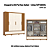 Roupeiro 06 Portas Kaian - D347-221 - Cinamomo/Off White - Móveis Henn - Imagem 2