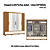 Roupeiro 06 Portas Kaian com Espelho - D347-221 - Cinamomo/Off White - Móveis Henn - Imagem 2