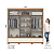 Roupeiro 06 Portas Kaian com Espelho - D347-221 - Cinamomo/Off White - Móveis Henn - Imagem 6