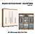 Roupeiro 06 Portas Dominic c/ Espelho - D346-221 - Cinamomo/Off White - Moveis Henn - Imagem 2