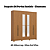 Roupeiro 06 Portas Dominic c/ Espelho - D346-221 - Cinamomo - Moveis Henn - Imagem 2
