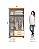 Roupeiro 91cm 03 Portas 02 Gavetas Açai - DA133-221 - Cinamomo/Off White - Móveis Henn - Imagem 6