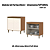 Balcão 02 Portas 80cm - Ref. C586-221 - Cinamomo/Off White - Linha Venaly - Móveis Henn - Imagem 2