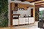 Cozinha Modulada 06 Pçs - Linha Venaly - Cinamomo/Off White - Moveis Henn - Imagem 1