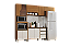 Cozinha Modulada 04 Pçs - Cinamomo/Off White - Linha Venaly - Móveis Henn - Imagem 2