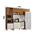 Cozinha Modulada 04 Pçs - Cinamomo/Off White - Linha Venaly - Móveis Henn - Imagem 4
