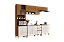 Cozinha Modulada 05 Pçs - Linha Venaly - Cinamomo/Off White - Móveis Henn - Imagem 2
