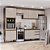 Cozinha Modulada 05 Pçs - Linha Connect - Duna/Cristal - Móveis Henn - Imagem 1