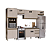 Cozinha Modulada 05 Pçs - Linha Connect - Duna/Cristal - Móveis Henn - Imagem 2