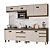 Cozinha Modulada 07 Pçs - Linha Connect - Duna/Cristal - Móveis Henn - Imagem 2