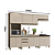 Cozinha Modulada 05 Pçs - Linha Connect - Duna/Cristal - Móveis Henn - Imagem 3