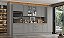 Cozinha Modulada 06 Pçs - Linha Americana - Cinza - Móveis Henn - Imagem 1