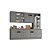 Cozinha Modulada 05 Pçs - Linha Americana - Cinza - Móveis Henn - Imagem 2