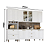 Cozinha Modulada 05 Pçs - Linha Americana - Branco - Móveis Henn - Imagem 3