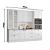 Cozinha Modulada 04 Pçs - Linha Americana - Branco - Móveis Henn - Imagem 3
