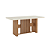 Mesa Retangular Vivian 180cm - Ref. SC148 - Off White - Móveis Henn - Imagem 3