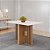 Mesa Retangular Dinah 120cm - Ref. SC154 - Off White - Móveis Henn - Imagem 1