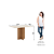 Mesa Retangular Kira 120cm - Ref. S228 - Off White - Móveis Henn - Imagem 4