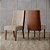Par de Cadeiras Anne - Ref. S33-535 - Corano Caramelo / Creme - Moveis Henn - Imagem 1