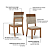 Kit 04 Cadeiras Milla Plus (4 unidades) - Ref. S38-535 - Caramelo/Creme - Moveis Henn - Imagem 5