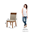 Kit 04 Cadeiras Isa Plus (04 un.)- Ref. S43-535 - Caramelo/Creme - Moveis Henn - Imagem 5