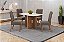 Conjunto de Mesa Dinah 120cm c/ Vidro e cantos Arredondado + 04 Cadeiras Bella Amendoa - Móveis Henn - Imagem 1