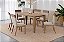 Conjunto de Mesa Vittoria 160cm + 06 Cadeiras Isa Plus Caramelo/Linho - Móveis Henn - Imagem 1