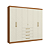 Roupeiro 250cm 06 Portas 04 Gavetas - Ref. T585 - Canela/Off White - Kappesberg - Imagem 4