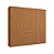 Roupeiro 250cm 06 Portas 04 Gavetas - Ref. T585 - Canela - Kappesberg - Imagem 4