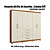 Roupeiro 250cm 06 Portas 04 Gavetas c/ Pés - Ref. CB03T585 - Canela/Off White - Kappesberg - Imagem 2