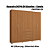 Roupeiro 250cm 06 Portas 04 Gavetas c/ Pés - Ref. CB03T585 - Canela - Kappesberg - Imagem 2