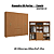Roupeiro 250cm 06 Portas 04 Gavetas c/ Pés - Ref. CB03T585 - Canela - Kappesberg - Imagem 2