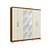Roupeiro 230cm 06 Portas 02 Gavetas c/ Pés e Espelhos - Ref. CB01T584 - Canela/Off White - Kappesberg - Imagem 4