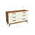 Cômoda 06 Gavetas - Ref. T268 - Canela/Off White - Kappesberg - Imagem 4