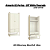 Armario 02 Portas - Ref. LI048 - Off White/Dourado - Linha Industrial - Kappesberg - Imagem 3