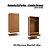 Armario 02 Portas - Ref. LI048 - Canela/Branco - Linha Industrial - Kappesberg - Imagem 3