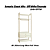 Armario Closet Alto - Ref. LI049 - Off White/Dourado - Linha Industrial - Kappesberg - Imagem 2