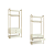 Armario Closet Alto - Ref. LI049 - Off White/Dourado - Linha Industrial - Kappesberg - Imagem 4