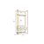 Armario Closet Alto - Ref. LI049 - Off White/Dourado - Linha Industrial - Kappesberg - Imagem 7