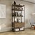 Armario Closet Alto - Ref. LI049 - Canela/Preto - Linha Industrial - Kappesberg - Imagem 1