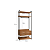 Armario Closet Alto - Ref. LI049 - Canela/Preto - Linha Industrial - Kappesberg - Imagem 7