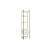 Armario Closet Prateleira - Ref. LI050 - Off White/Dourado - Linha Industrial - Kappesberg - Imagem 5