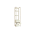 Armario Closet Prateleira - Ref. LI050 - Off White/Dourado - Linha Industrial - Kappesberg - Imagem 6