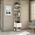 Armario Closet Prateleira - Ref. LI050 - Off White/Dourado - Linha Industrial - Kappesberg - Imagem 1