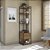 Armario Closet Prateleira - Ref. LI050 - Canela/Preto - Linha Industrial - Kappesberg - Imagem 1