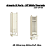 Armario 01 Porta 02 Gavetas - Ref. LI051 - Off White/Dourado - Kappesberg - Imagem 3