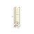 Armario 01 Porta 02 Gavetas - Ref. LI051 - Off White/Dourado - Kappesberg - Imagem 7
