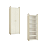 Armario 02 Portas Multiuso - Ref. LI052 - Off White/Dourado - Linha Industrial - Kappesberg - Imagem 4